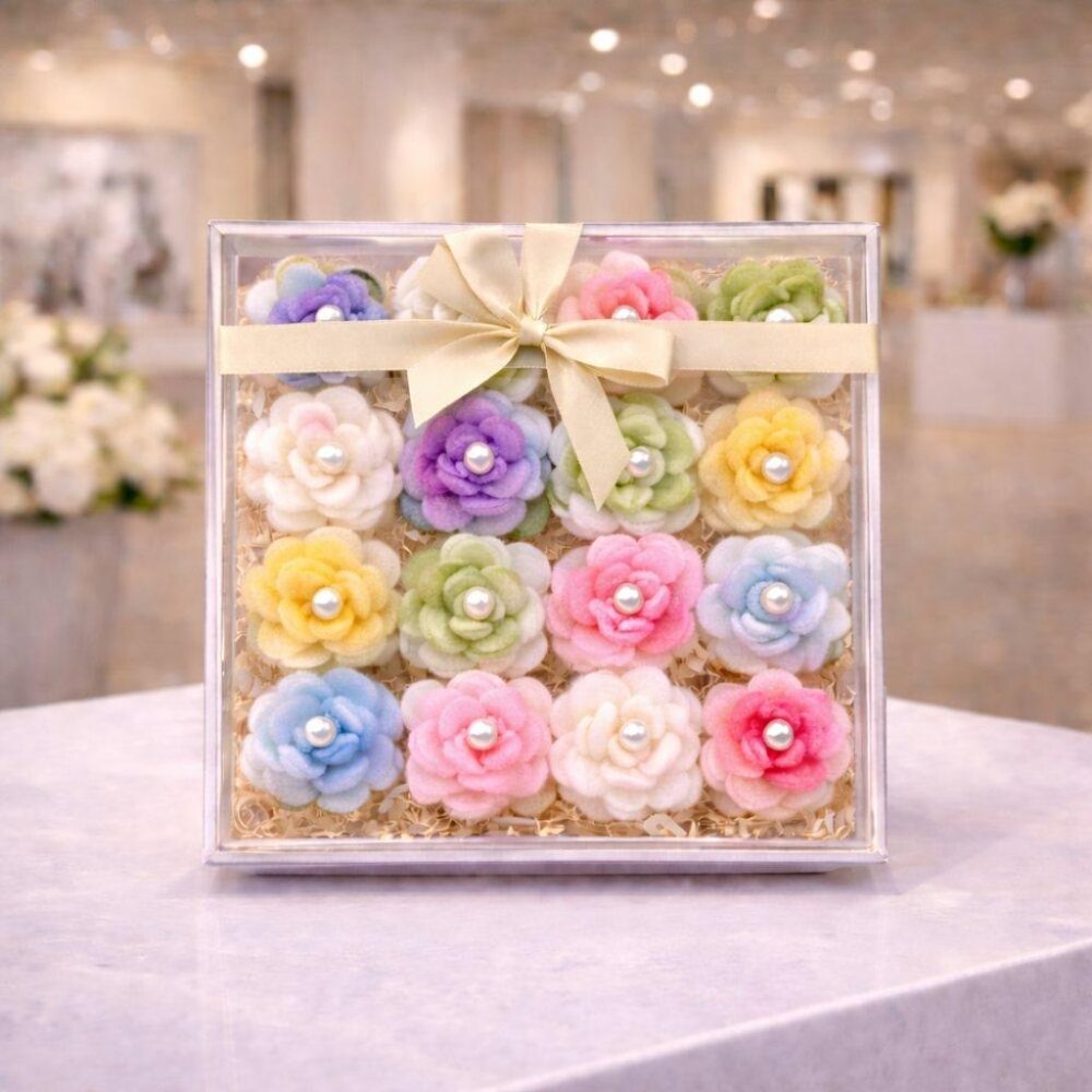 Handmade Felt Alpaca Roses – Luxury Artisan Collection